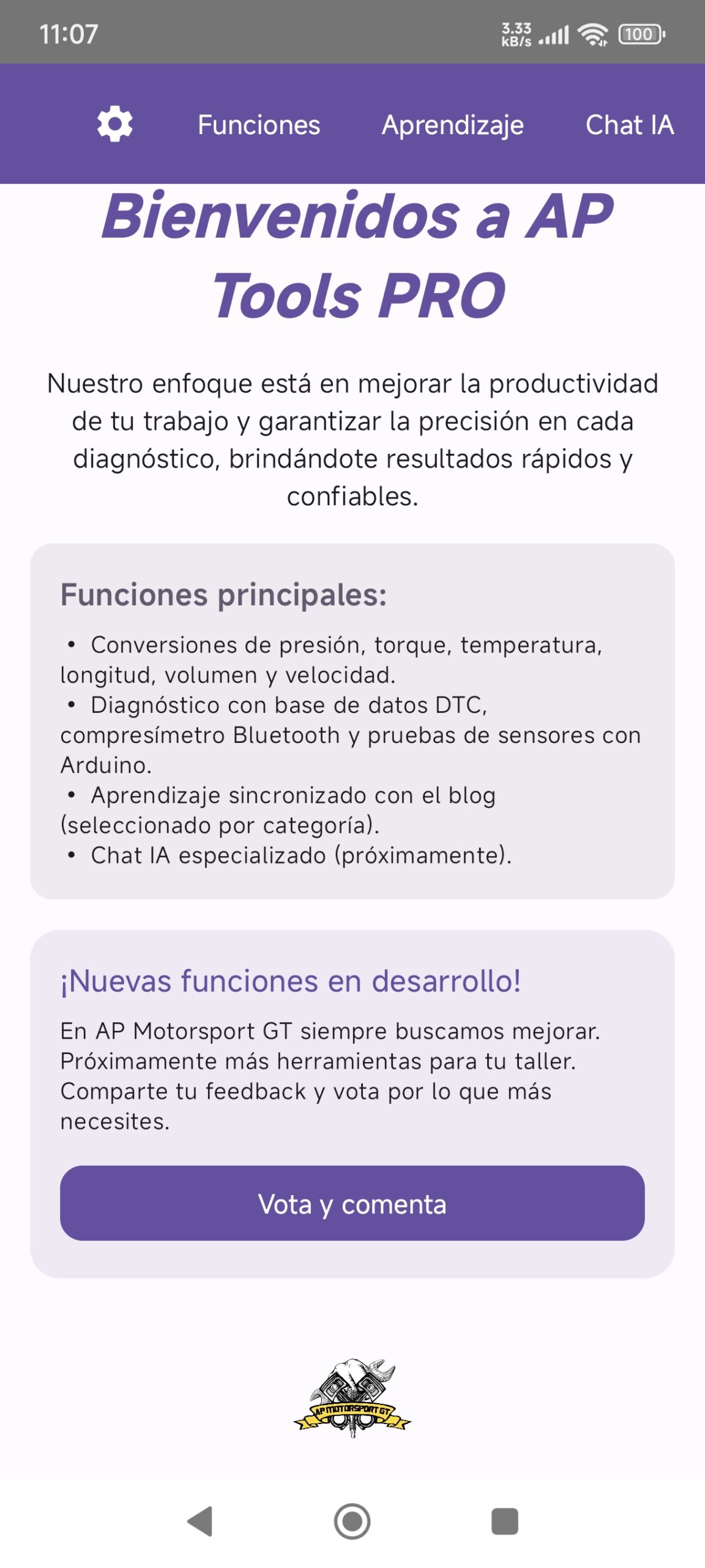 Home AP Tools PRO